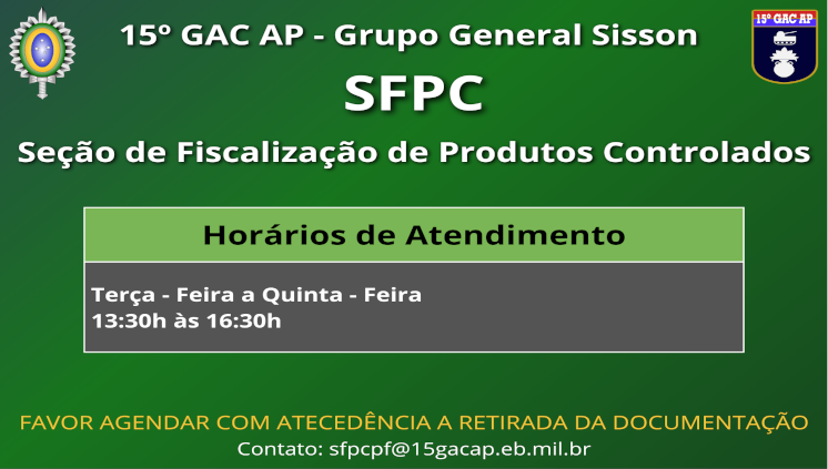 Horários SFPC